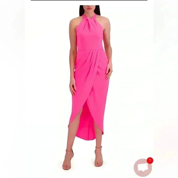 julia jordan Dresses & Skirts - Julia Jordan Knot Neck Tulip Hem Dress